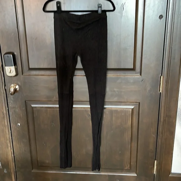 Free People Black Sweater Leggings with Leg Warmers Size M - Picture 4 of 6